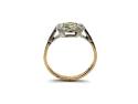 9ct Yellow Gold Peridot & Diamond Ring