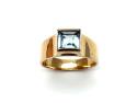 9ct Yellow Gold Aquamarine Ring