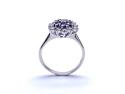 18ct Sapphire & Diamond Cluster Ring