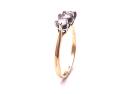 18ct Yellow Gold Diamond 3 Stone Ring