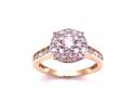 18ct Yellow Gold Diamond Cluster Ring