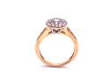 18ct Yellow Gold Diamond Cluster Ring