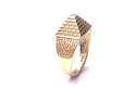 9ct Yellow Gold Pyramid Ring