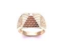 9ct Yellow Gold Pyramid Ring