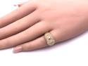 9ct Yellow Gold Pyramid Ring