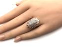 9ct Rose Gold Diamond Cluster Ring