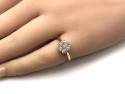 18ct Yellow Gold Diamond Cluster Ring