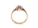 9ct Yellow Gold Diamond Cluster Ring