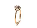 9ct Yellow Gold Diamond Cluster Ring