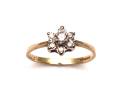 9ct Yellow Gold Diamond Cluster Ring