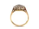 9ct Yellow Gold Diamond Cluster Ring