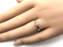 9ct Yellow Gold Diamond Cluster Ring