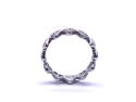 9ct Diamond Love Heart Eternity Ring