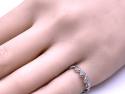 9ct Diamond Love Heart Eternity Ring