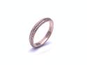 9ct Diamond 2 Row Eternity Ring