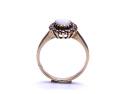 9ct Yellow Gold Opal & Diamond Ring