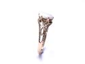 9ct Yellow Gold Opal Solitaire Ring