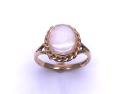 9ct Yellow Gold Opal Solitaire Ring