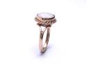 9ct Yellow Gold Opal Solitaire Ring