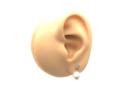 9ct White Gold Pearl & Diamond Drop Earrings