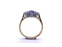18ct Blue Topaz & Diamond Ring