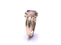 9ct Yellow Gold Rhodolite Garnet Ring