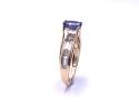 9ct Yellow Gold Tanzanite & Topaz Ring