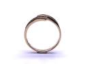 9ct Yellow Gold Sapphire Crossover Ring