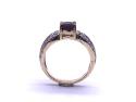 9ct Yellow Gold Ruby & Diamond Ring