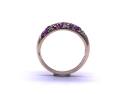 9ct Yellow Gold Ruby 3 Stone Ring