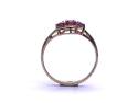 9ct Yellow Gold Ruby 3 Stone Ring