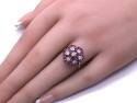 9ct Yellow Gold Ruby & Diamond Ring