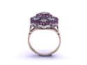 9ct Yellow Gold Ruby & Diamond Ring
