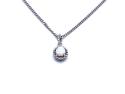 Silver Opal Pendant & Chain