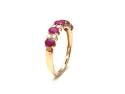 9ct Yellow Gold Ruby & Diamond Eternity Ring0.28ct