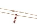 9ct Yellow Gold Ruby & Diamond Pendant & Chain