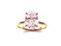 9ct Laboratory Grown Oval Diamond Solitaire 2.02ct