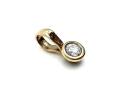 9ct Yellow Gold Diamond Pendant