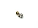9ct Yellow Gold Diamond Pendant