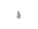 9ct Yellow & White Gold Diamond Pendant