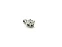 9ct White Gold Diamond Pendant