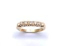 9ct Yellow Gold Diamond 5 Stone Ring