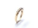 9ct Yellow Gold Diamond 5 Stone Ring