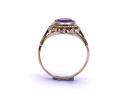 9ct Yellow Gold Amethyst Solitaire Ring