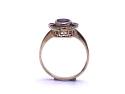9ct Amethyst, Ruby & Diamond Ring