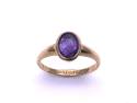 18ct Yellow Gold Amethyst Seal Ring 1910