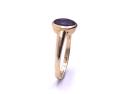 18ct Yellow Gold Amethyst Seal Ring 1910