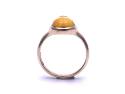 9ct Yelow Gold Yellow Paste Ring