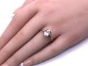 9ct Morganite & Diamond Ring