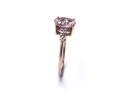 9ct Morganite & Diamond Ring